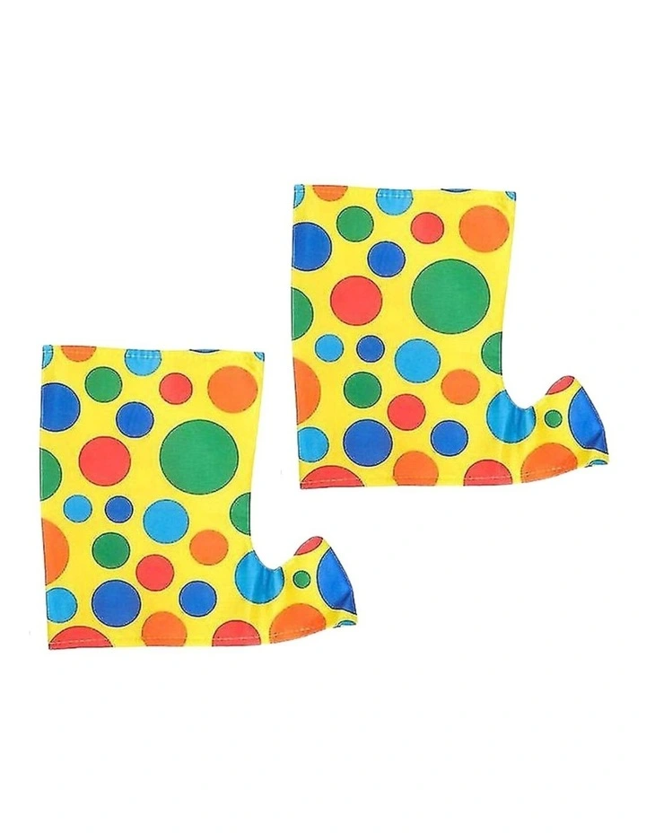 Clown Boots Shoe Covers in Multi
