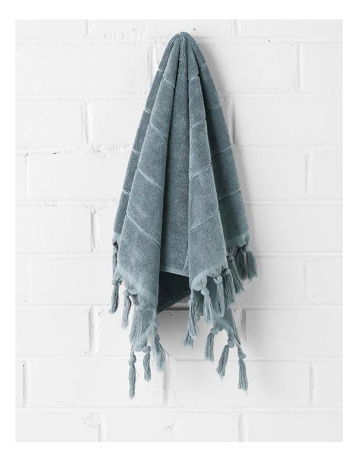 Paros Bath Towel Set in Eucalypt