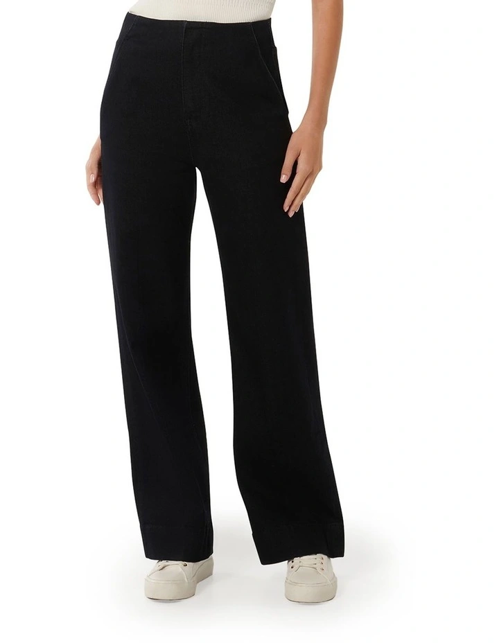 Zoe Wide Leg Jeans in Blue