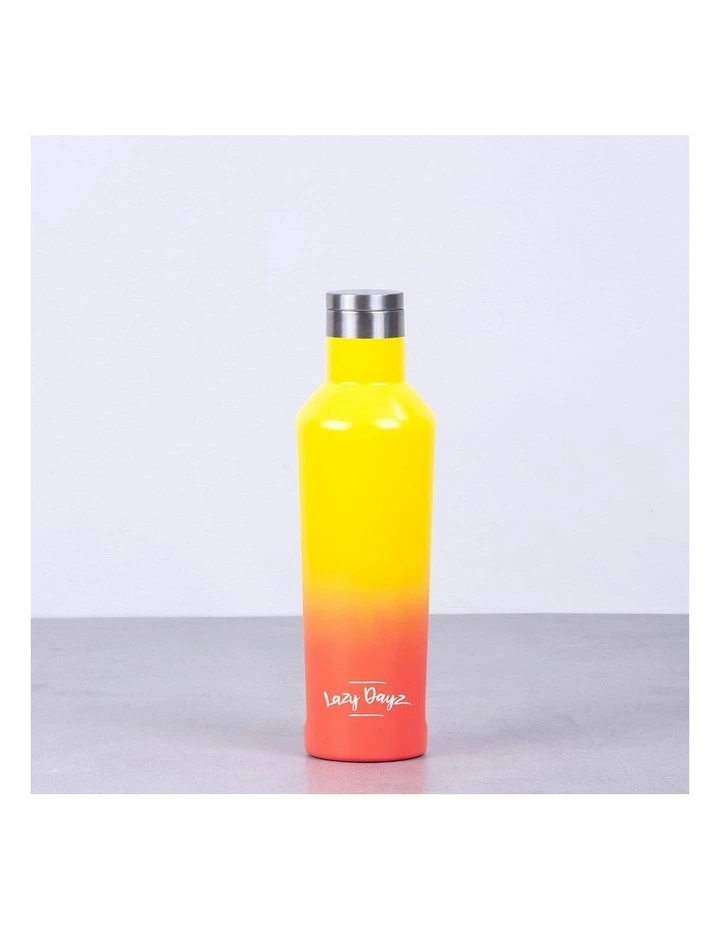 Lazy Dayz Spartan Drink Bottle 480ml Yellow Peach Ombre