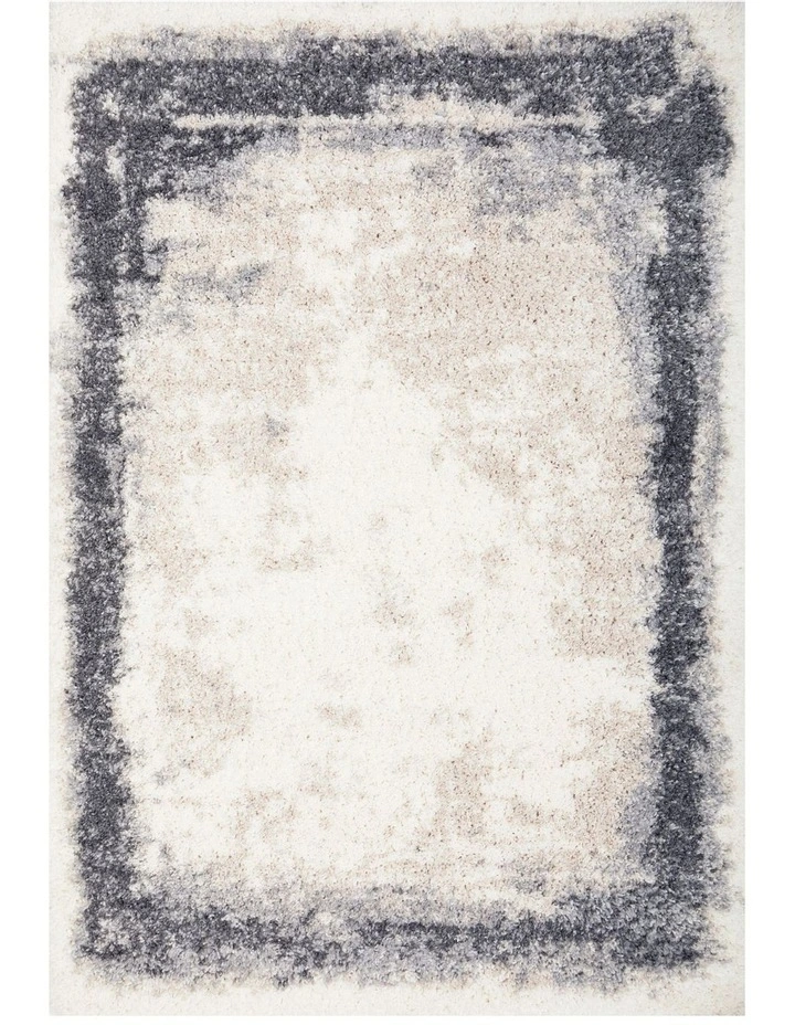 Moonlight Cloud Oxford Rug in White