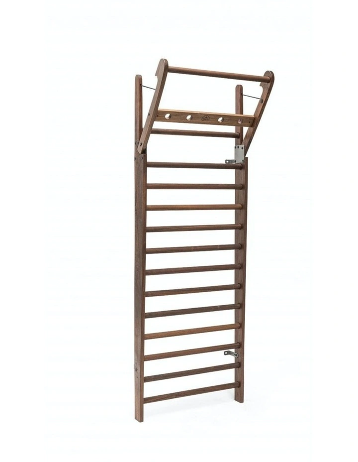 Exercise & Stretching Wallbar 14 Combo bar in Walnut