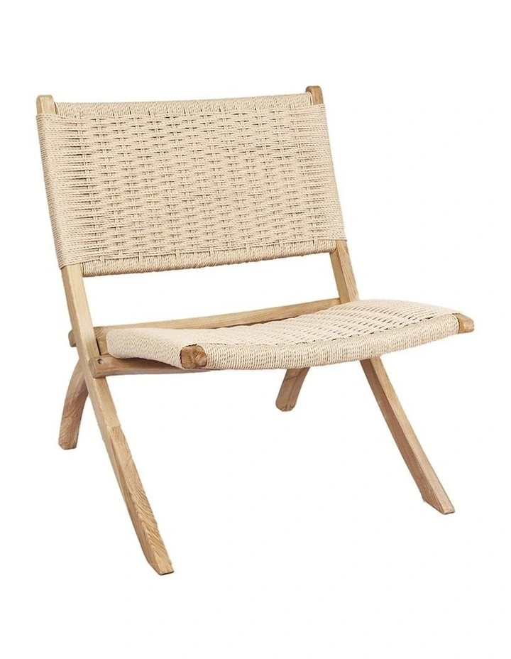 Hans Wegner Replica Foldable Chair in Beige