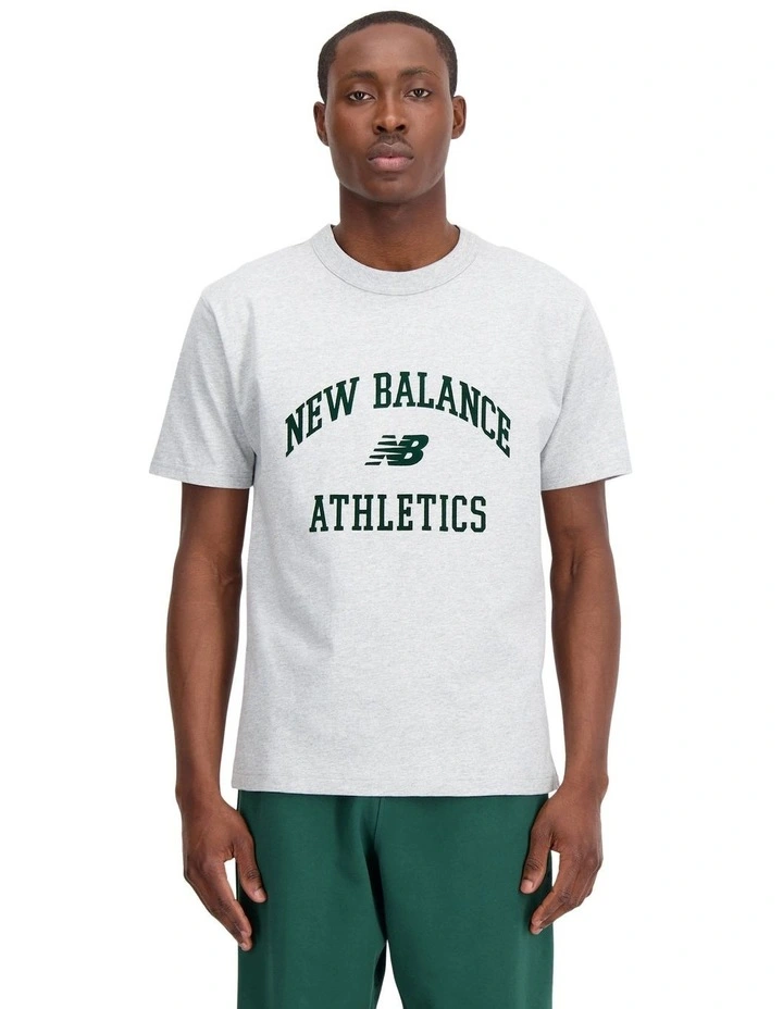 Athletics Varsity Graphic T-shirt in Athletic Grey