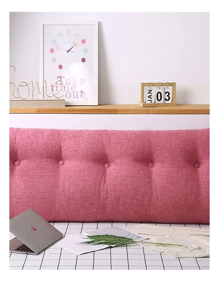 Triangular Wedge Bed Pillow 120cm in Pink