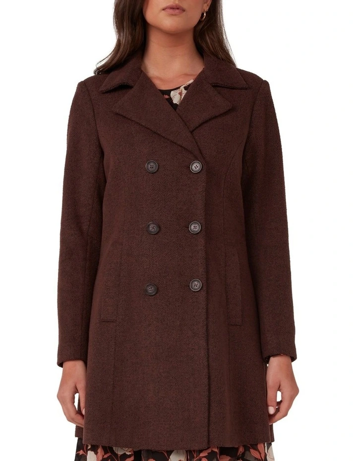 Homeland Coat in Brown