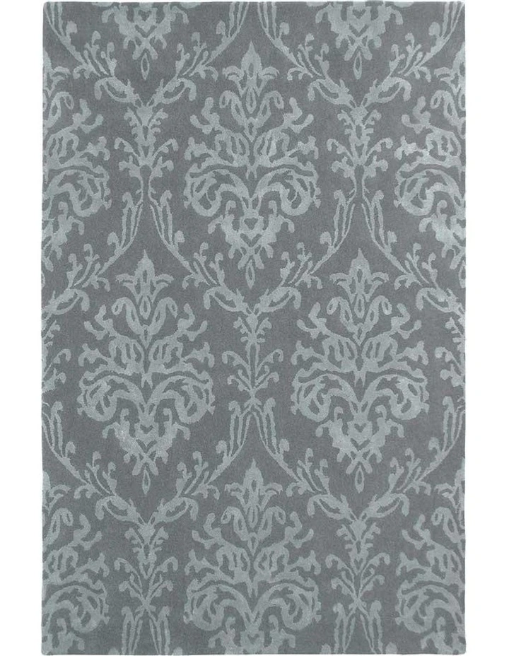 Sanderson Riverside Damask 46705 Rug In Pewter