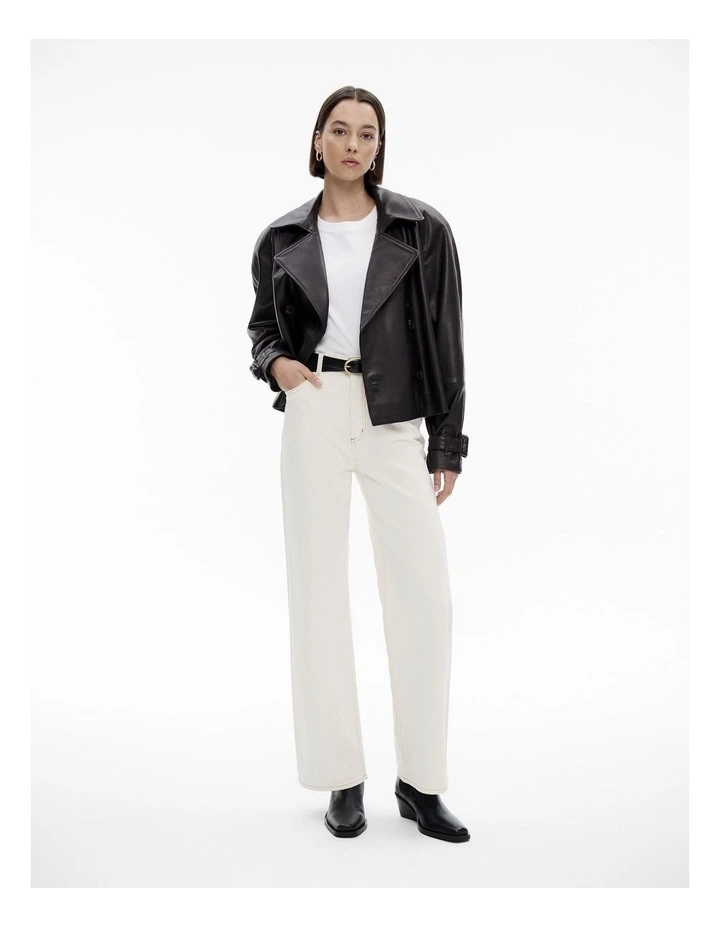 Super Hi Rise Jeans in Parchment