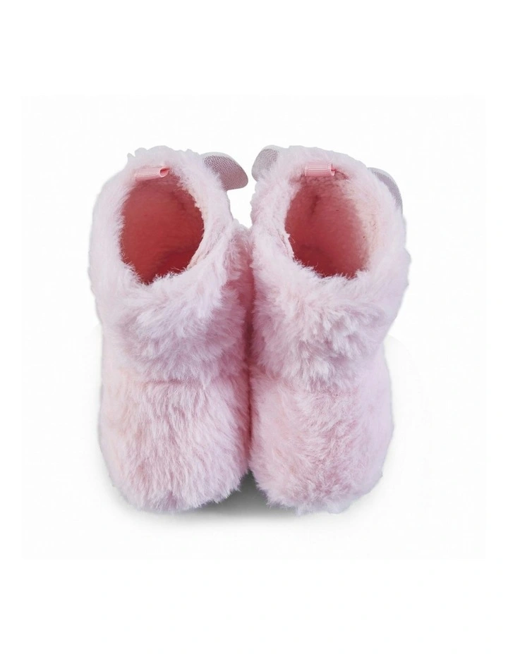 Fluffy Angel Boot in Pink
