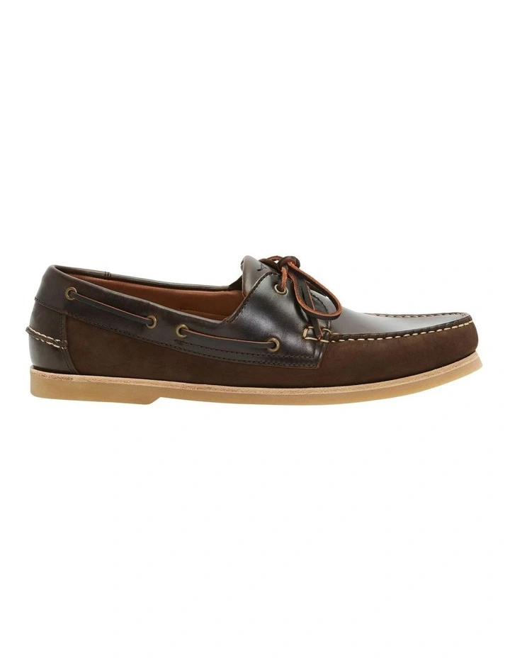 Hobart Classic Boat Shoe in Brown
