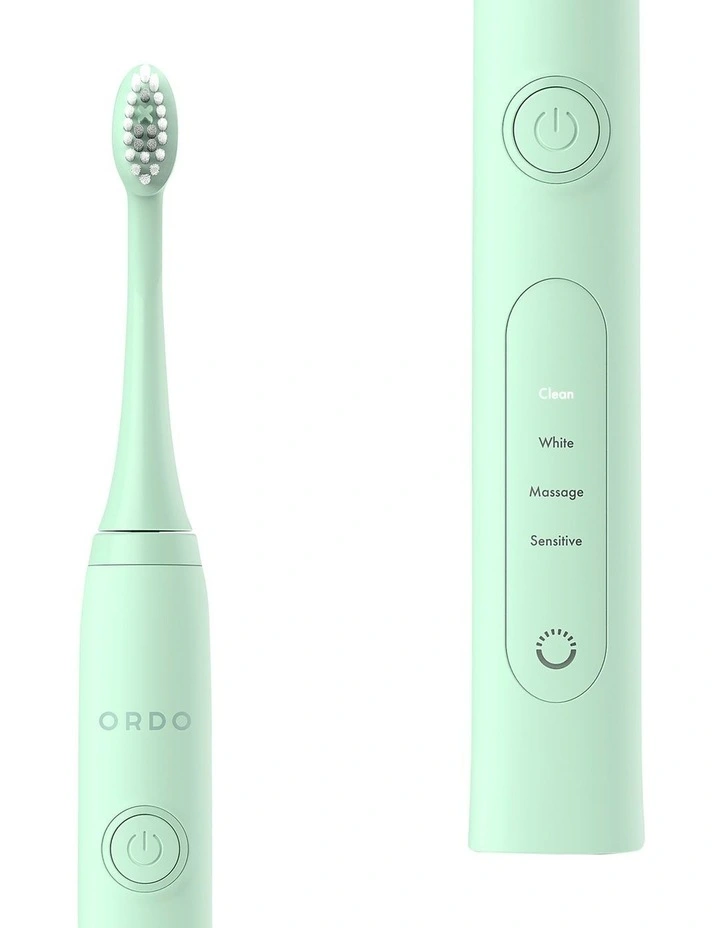 Sonic Electric Toothbrush With Travel Case in Mint Green