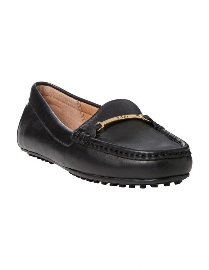 Briony Black Leather Loafer