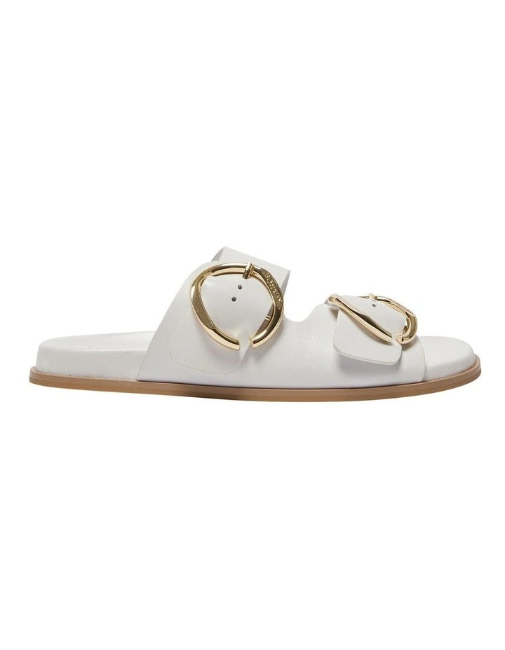 Tone Sandals in White Leather