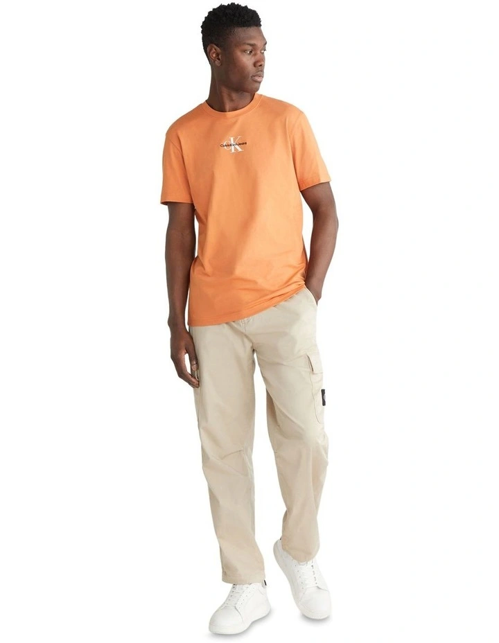 Monologo Regular Tee in Burnt Clay