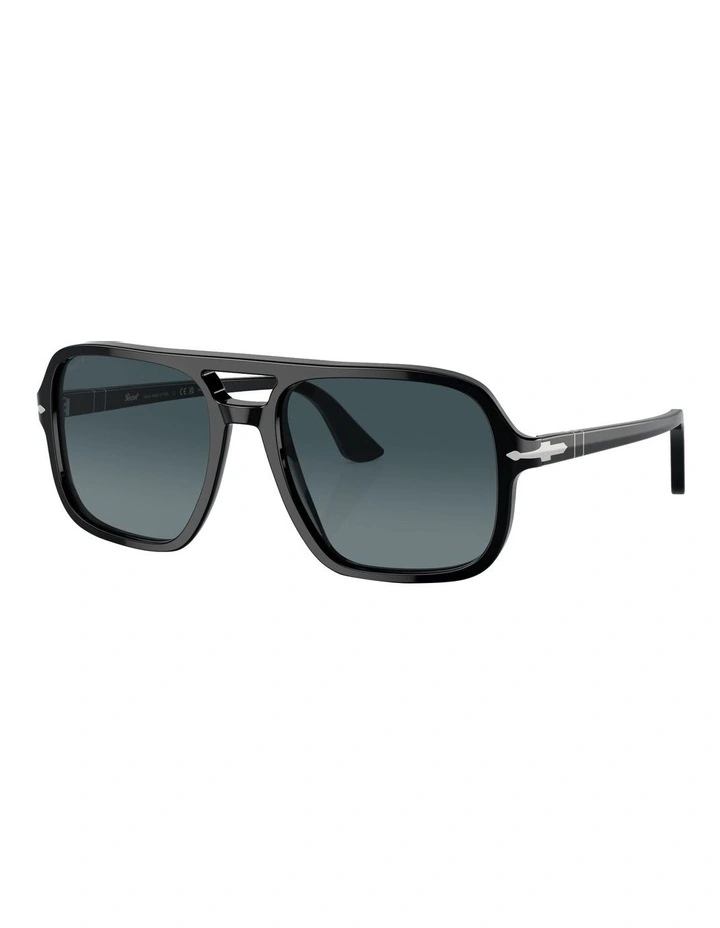 Polarised PO3328S Sunglasses in Black