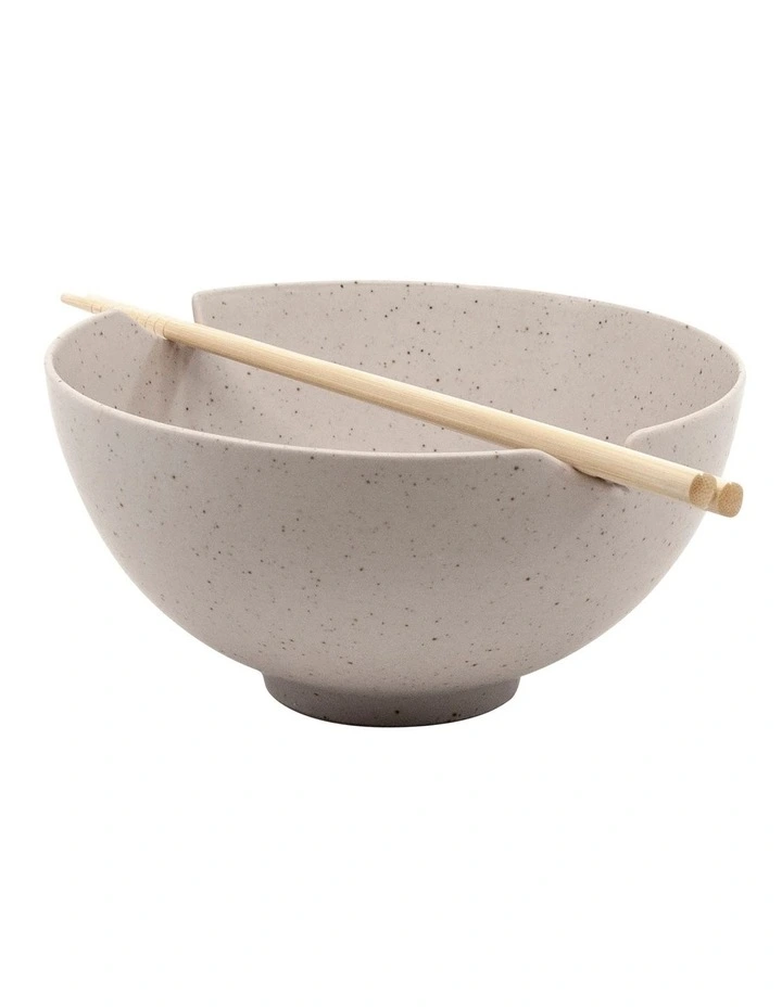 Ikana 16.5cm Bowl with Chopstick Stone