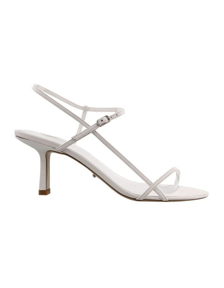 Caprice White Kid Heels