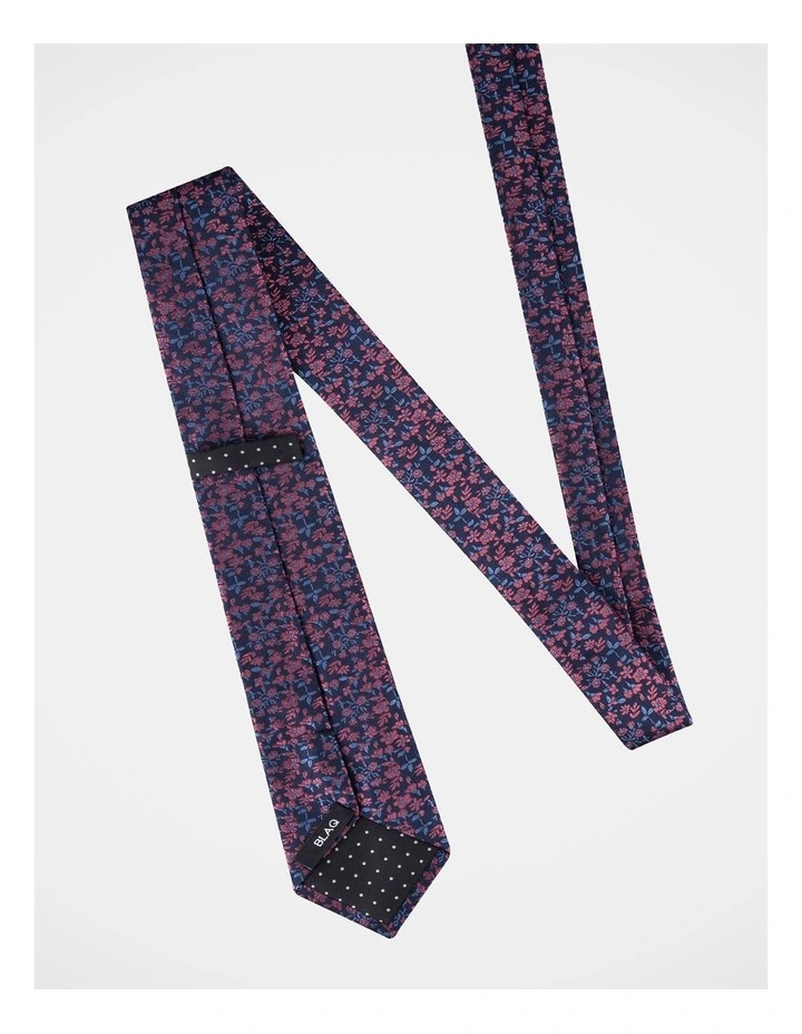 Floral Silk Tie Pink