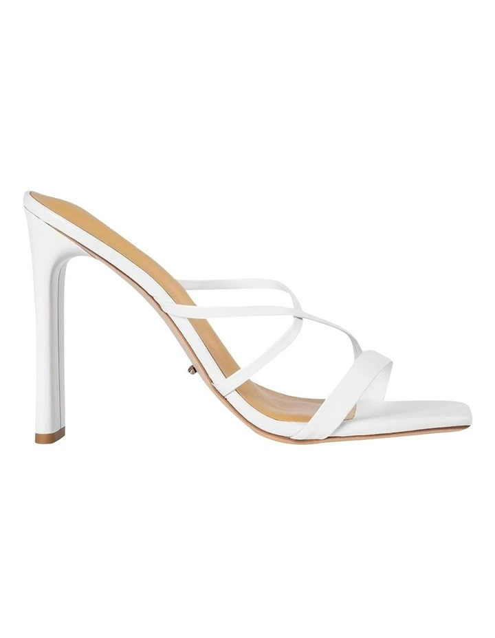 Fior White Kid Heels