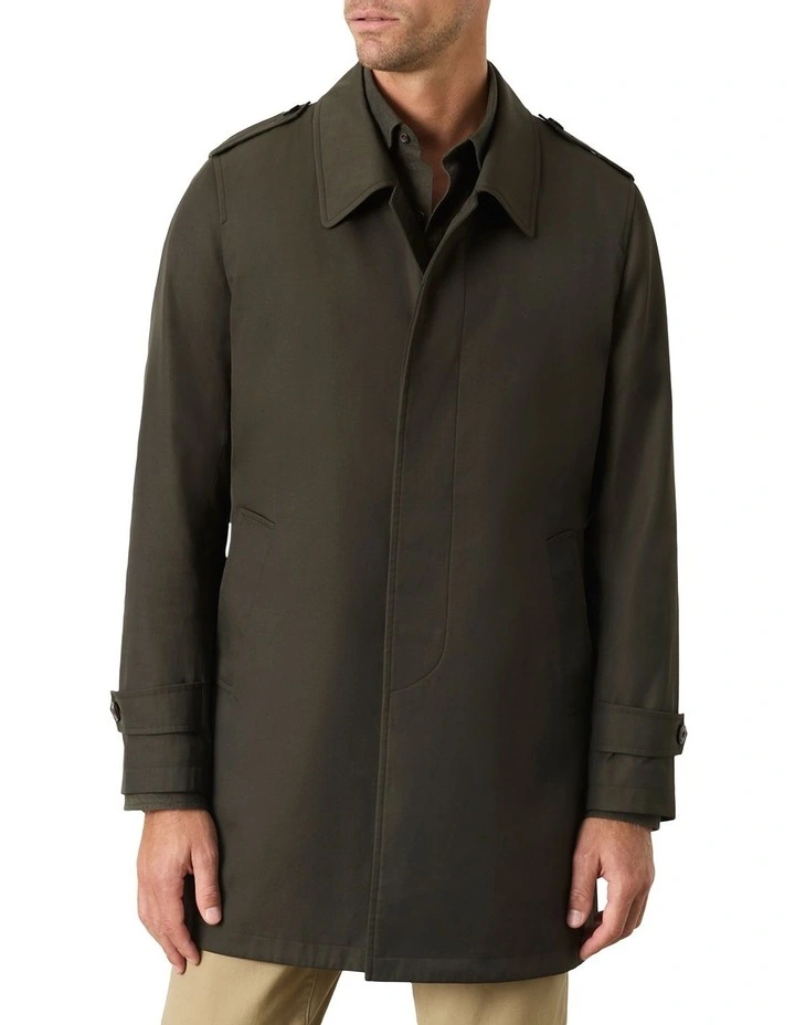 Ombrone Trench Carcoat in Khaki