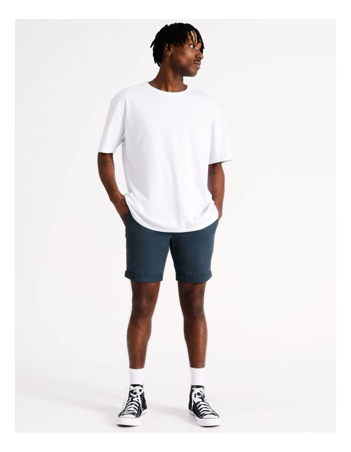 Stollery Chino Short in Petrol
