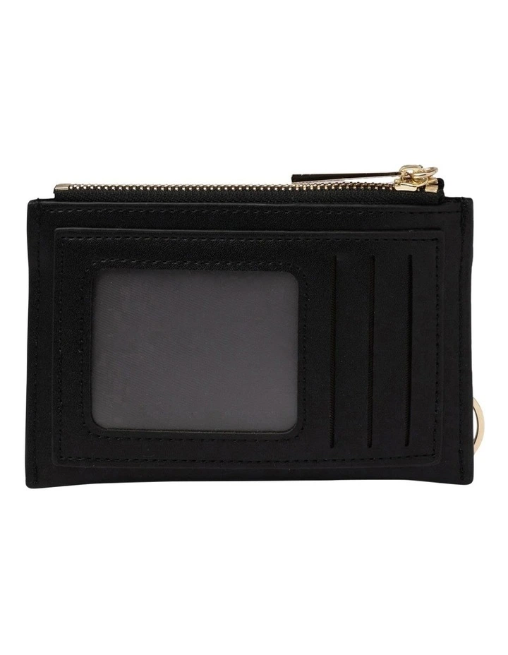 Lina Coin Card Holder In Black