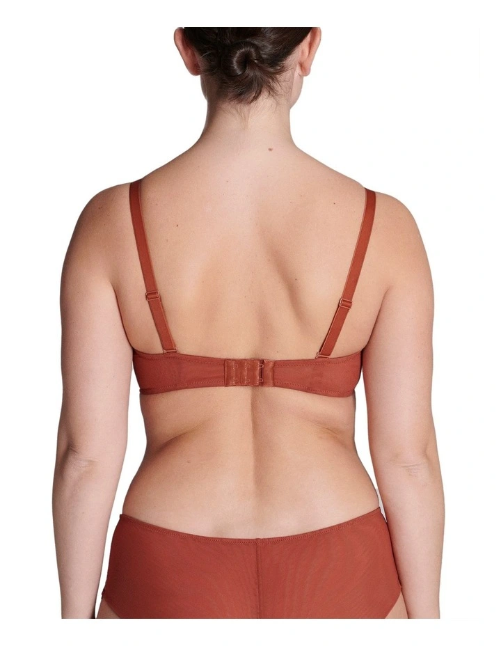 Singuliere Full Cup Plunge Bra in Sienna
