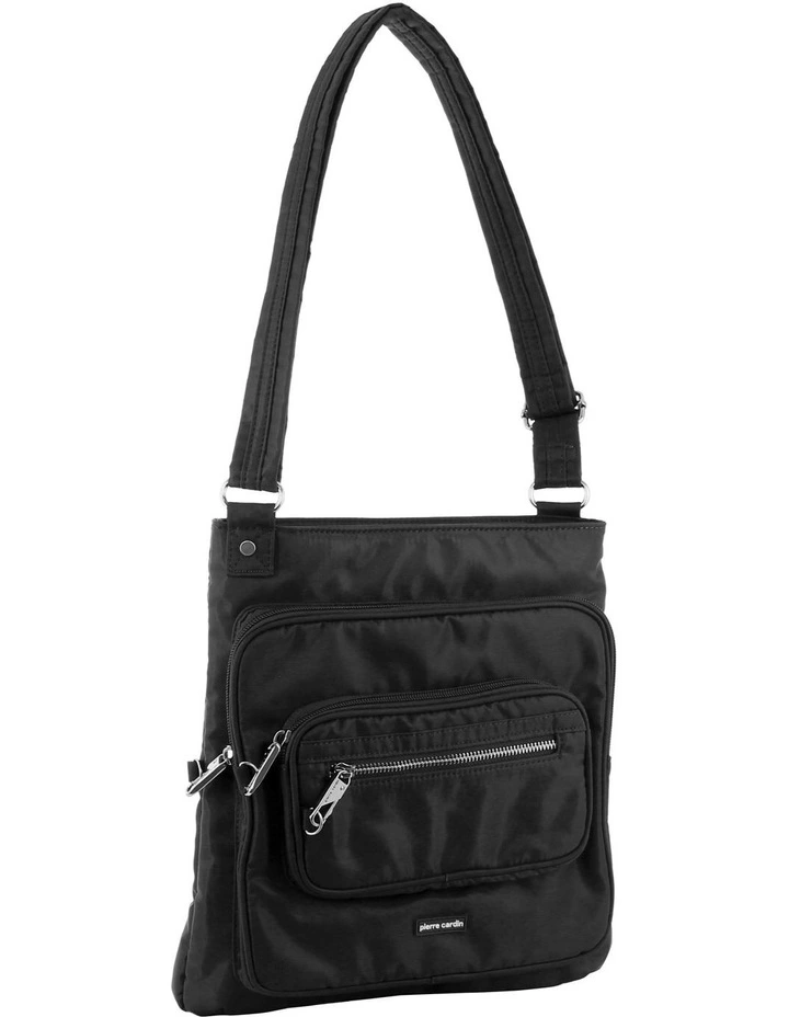 Anti-Theft Cross Body Bag in Black