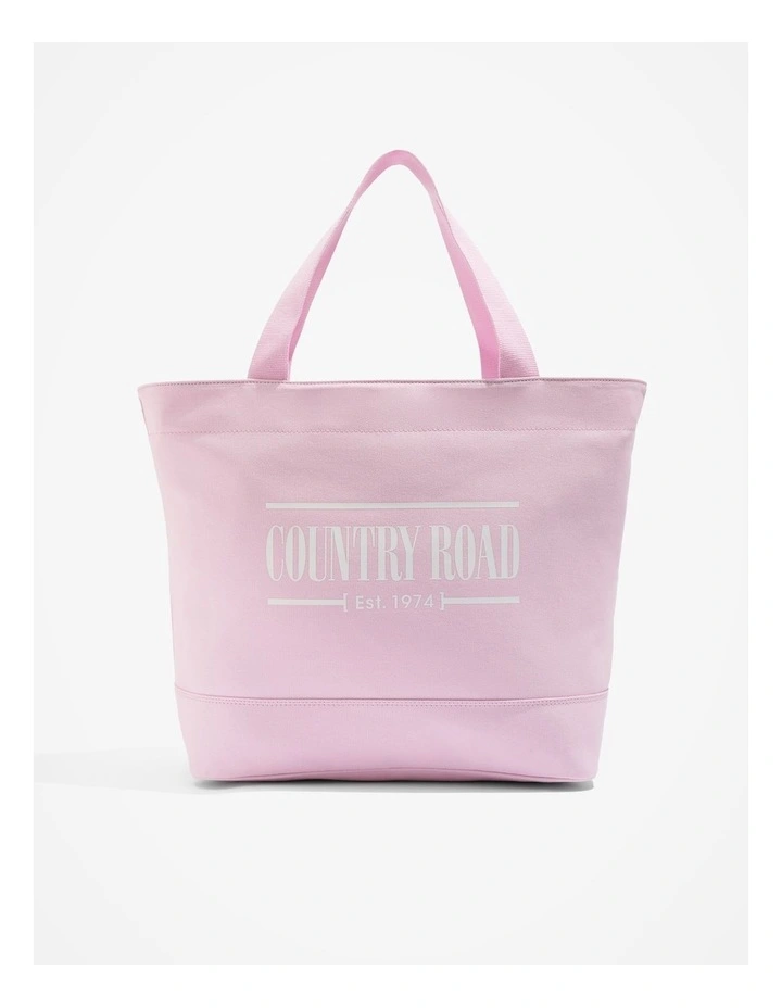 Australian Cotton Heritage Shopper Bag in Rose
