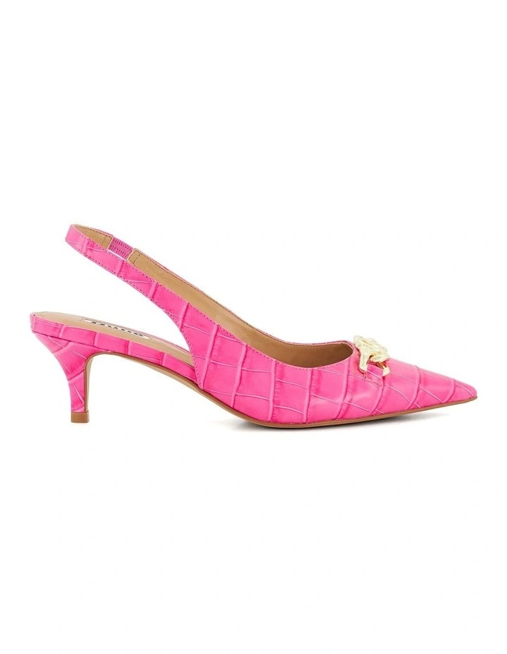 Current Slingback Heel in Pink