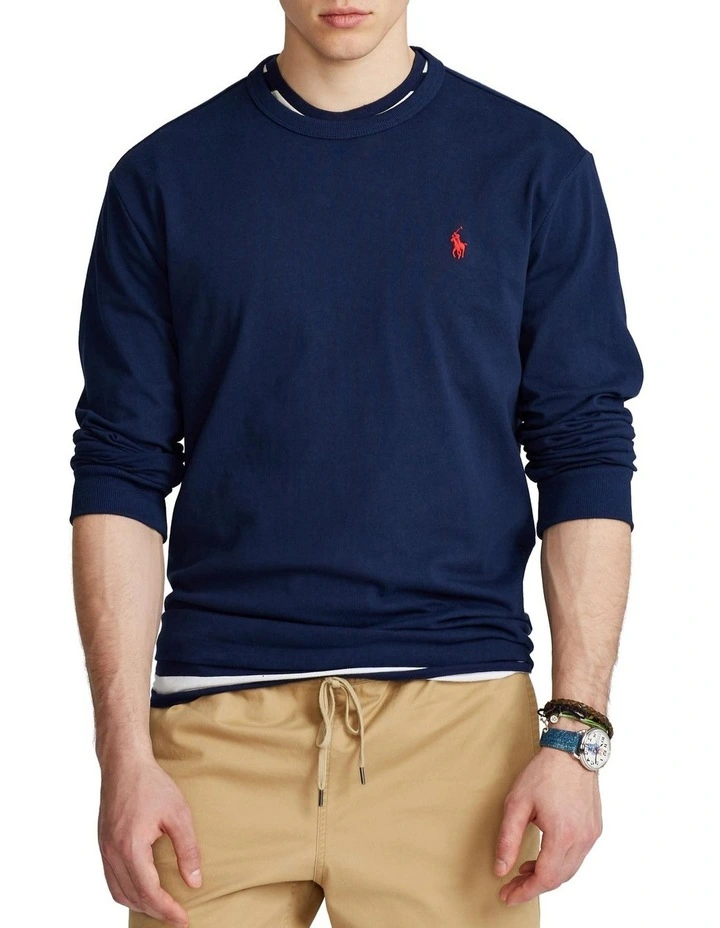 Classic Fit Heavyweight Jersey T-Shirt Blue