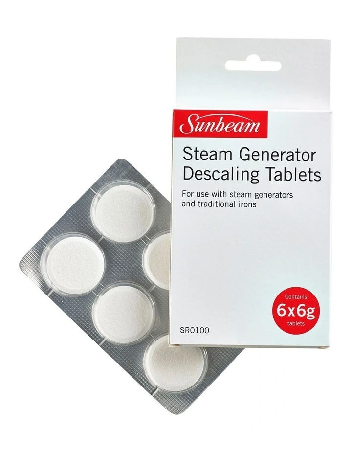 Steam Station Descaling Tablets SR0100 6 Pack in White
