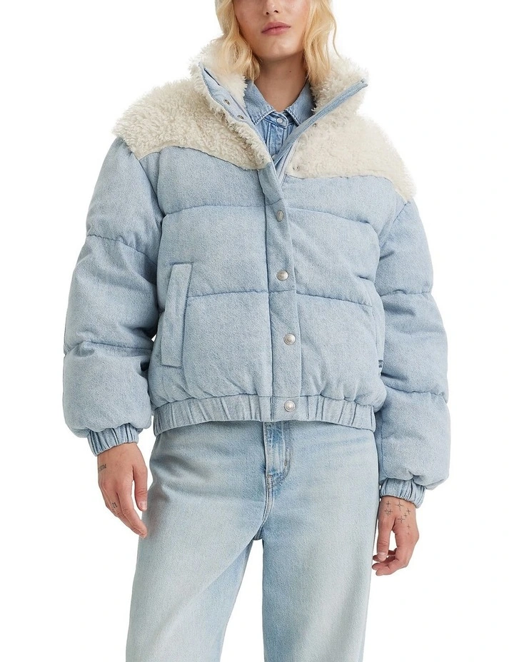 Juno Western Puffer Jacket in Ever Afternoon
