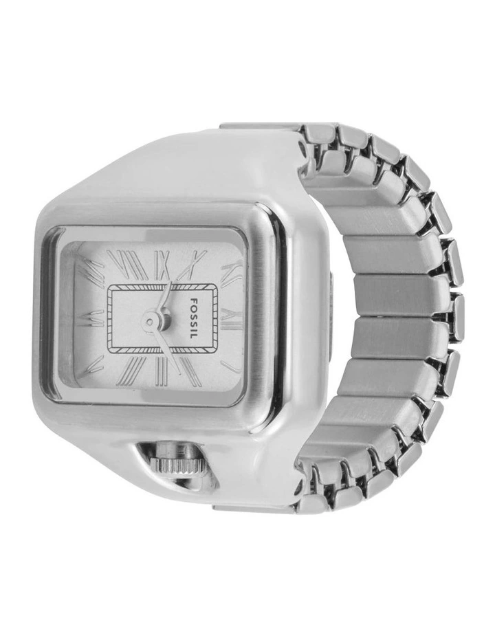 ES5344 Raquel Watch Ring Analogue Watch in Silver-Tone