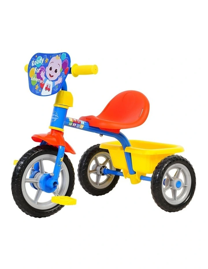 Pedal Bike Trike Ride On Toy Bucket in Yellow
