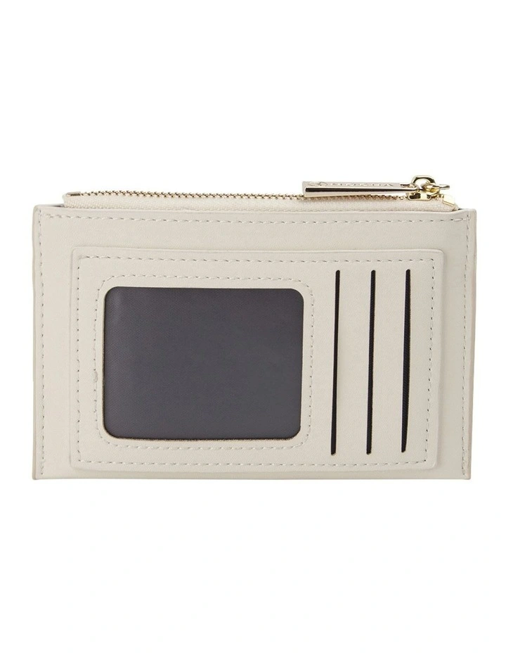 Lina Coin Card Holder in Cream