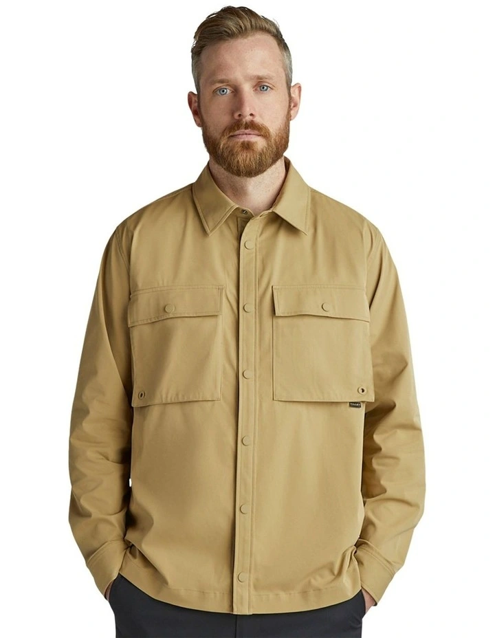 Solid Tech Shirt in Tan
