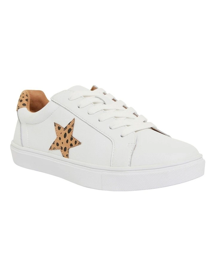 Stark Sneakers in White/Animal Sneakers