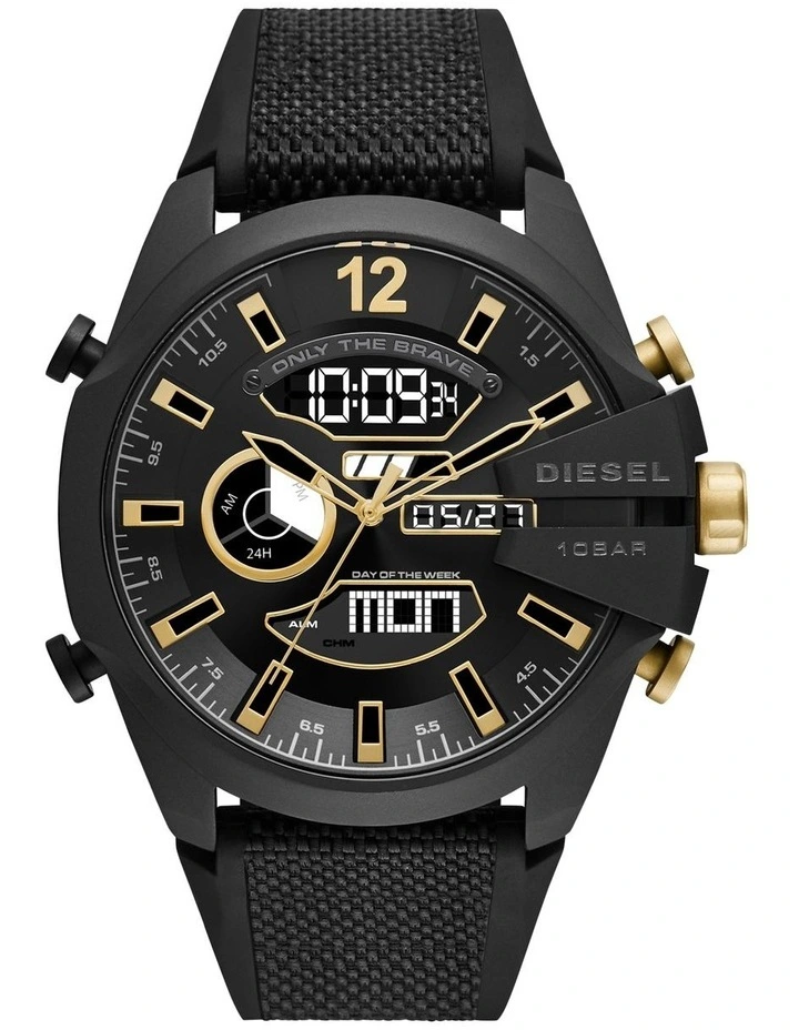 Mega Chief Black Analogue Watch DZ4552