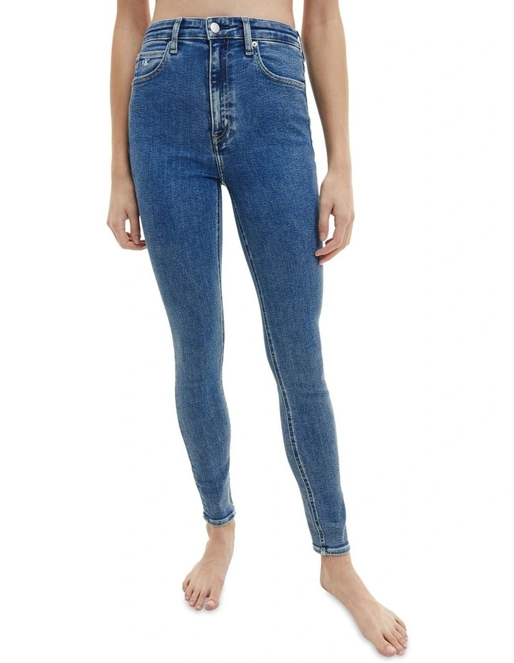 High Rise Skinny Jean Denim Medium