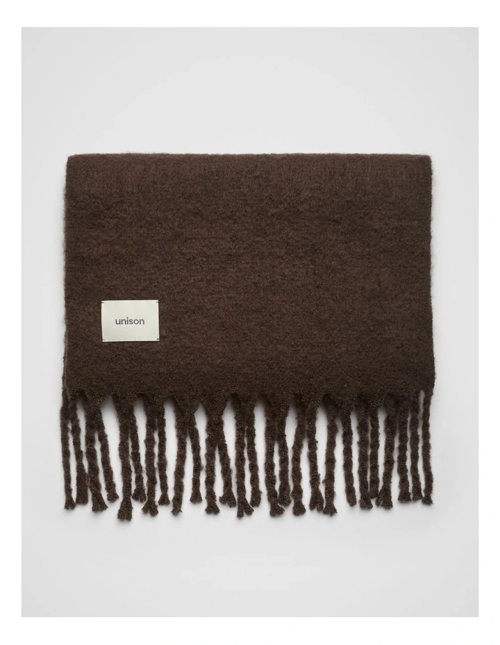 Solid Classic Scarf in Brown