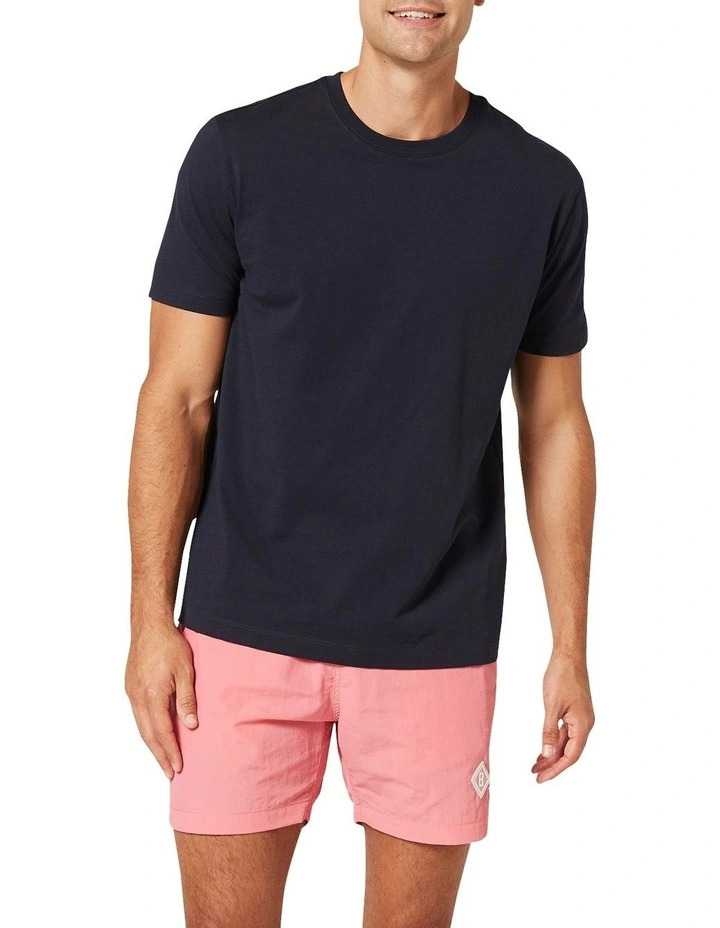 Pima Cotton Tee Navy