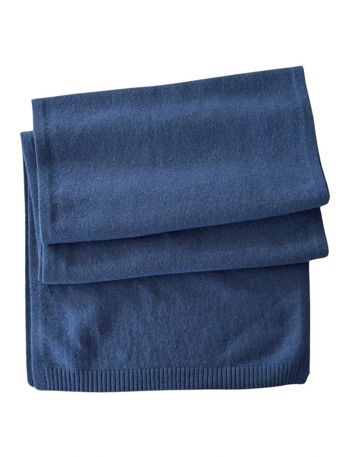 Meja Everyday Cashmere Scarf in Indigo