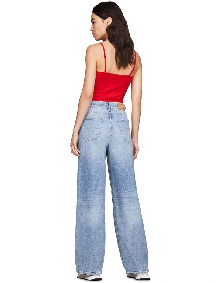 Claire High Rise Wide Leg Jeans in Denim