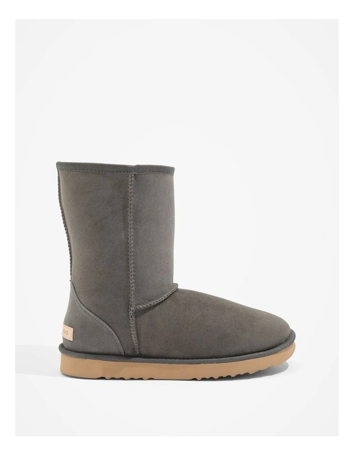 Cr Sheepskin Boot in Charcoal