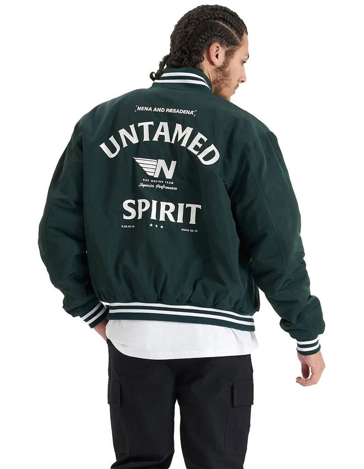 Baseline Bomber Jacket in Pine Grove
