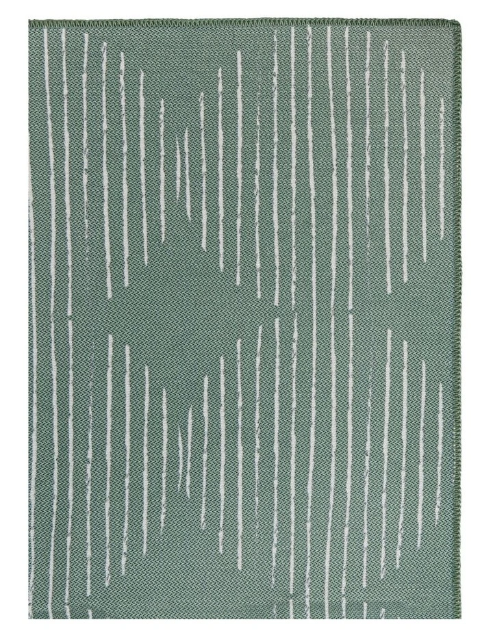 Moon Washable New Jute Rug in Green