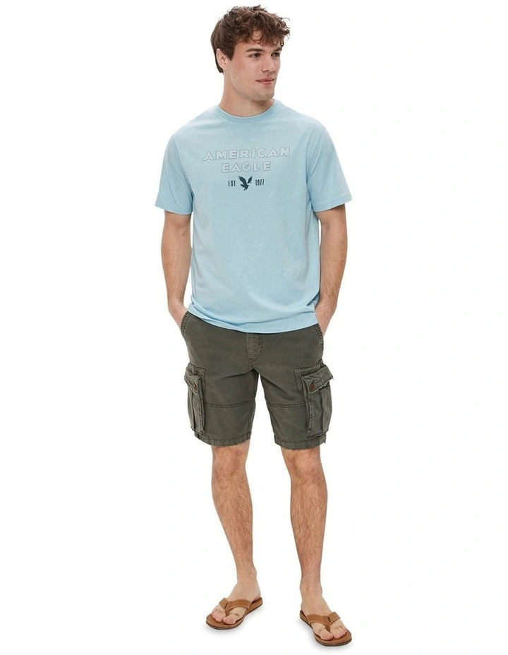 Super Soft Logo Graphic T-shirt in Blue