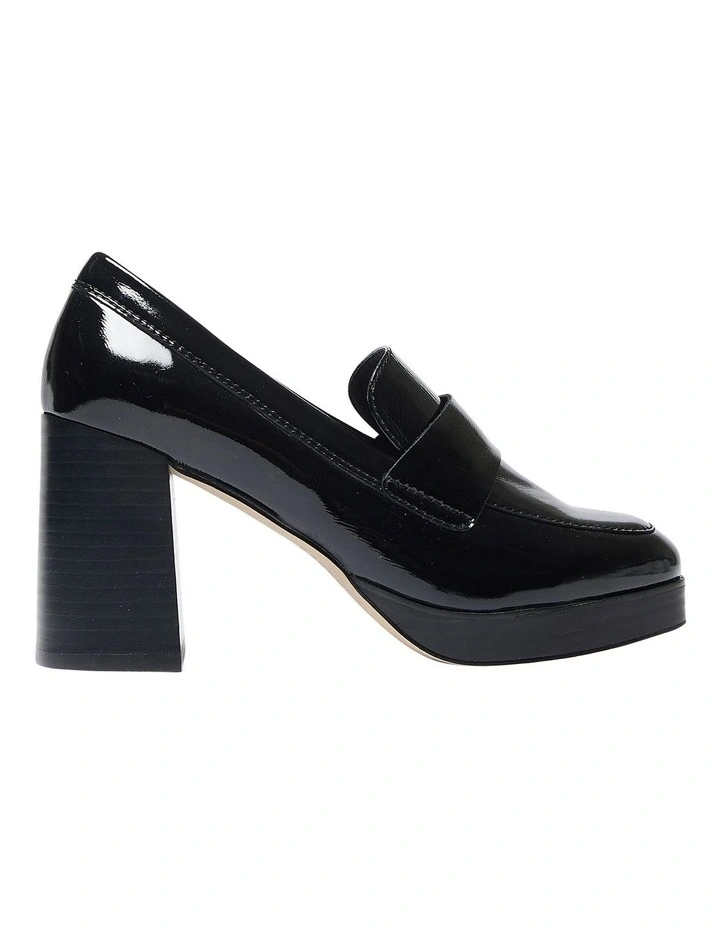 Hume Heeled Shoes in Black Patent Leather