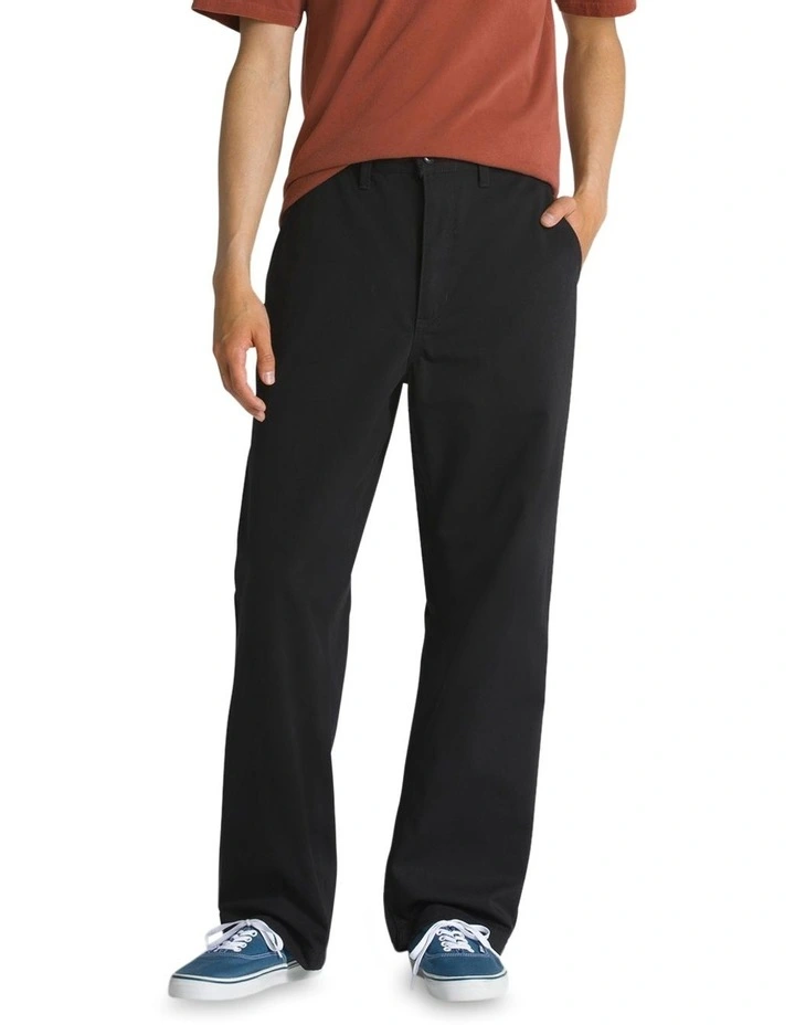 Authentic Chino Loose Pant in Black